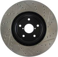 Stoptech - StopTech 05-10 Subaru Impreza WRX/STi Slotted & Drilled Right Front Rotor - 127.47022R - Image 2