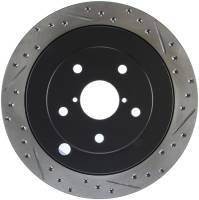 StopTech Sport Drilled/Slotted Brake Rotor Rear Left 127.47028L