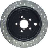 Stoptech - StopTech 08-10 Impreza WRX (Exc STi)/08-10 Impreza Coupe/Sedan Slotted & Drilled Right Rear Rotor - 127.47029R - Image 2