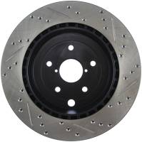 Stoptech - StopTech 08+ Subaru STI (Will Not Fit 05-07) Slotted & Drilled Sport Brake Rotor - 127.47030R - Image 2