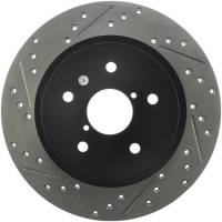 Stoptech - StopTech 16-17 Subaru WRX (w/Eyesight Technology) Sport Slotted & Drilled Rear Right Rotor - 127.47037R - Image 2