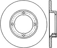 StopTech Sport Drilled/Slotted Brake Rotor Front Left 127.48001L