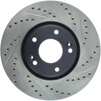 Stoptech - StopTech Sport Drilled/Slotted Brake Rotor Front Left 127.51018L - Image 1