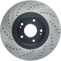 Stoptech - StopTech Sport Drilled/Slotted Brake Rotor Front Left 127.51018L - Image 2