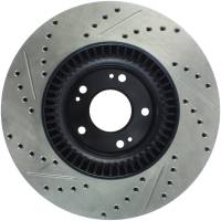 Stoptech - StopTech Sport Drilled/Slotted Brake Rotor Front Left 127.51032L - Image 2