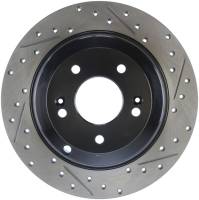 StopTech Sport Drilled/Slotted Brake Rotor Rear Left 127.51037L