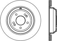 StopTech Sport Drilled/Slotted Brake Rotor Rear Left 127.51041L