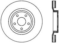 StopTech 06-10 Jeep Grand Cherokee SRT-8 Cryo Slotted & Drilled Front Right Rotor - 127.58003CR