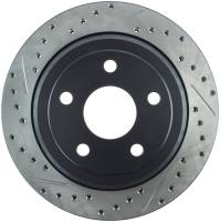 Stoptech - StopTech Slotted & Drilled Sport Brake Rotor 11-17 Jeep Grand Cherokee (Excludes SRT8) - 127.58007R - Image 1
