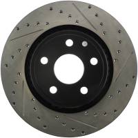 Stoptech - StopTech 11-12 Dodge Durango Sport Drilled & Slotted Front Driver-Side Brake Rotor - 127.58008L - Image 1