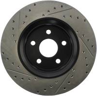 Stoptech - StopTech 11-12 Dodge Durango Sport Drilled & Slotted Front Driver-Side Brake Rotor - 127.58008L - Image 2