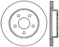 StopTech Sport Cryo Drilled/Slotted Brake Rotor Rear Left 127.61037CL