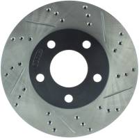 Stoptech - StopTech 94-04 Ford Mustang (exc Cobra & Bullitt) Front Left Slotted & Drilled Rotor - 127.61041L - Image 1