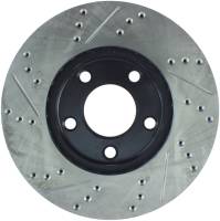 Stoptech - StopTech 94-04 Ford Mustang (exc Cobra & Bullitt) Front Left Slotted & Drilled Rotor - 127.61041L - Image 2