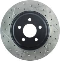Stoptech - StopTech 94-04 Ford Mustang SVT Cobra Slotted & Drilled Sport Front Right Brake Rotor - 127.61045R - Image 1