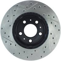 Stoptech - StopTech Sport Drilled/Slotted Brake Rotor Front Left 127.61047L - Image 2