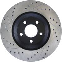 Stoptech - StopTech 05-10 Ford Mustang GT Front Left Slotted & Drilled Rotor - 127.61086L - Image 2