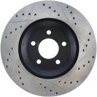 Stoptech - StopTech 05-10 Ford Mustang GT Front Right Slotted & Drilled Rotor - 127.61086R - Image 2