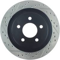Stoptech - StopTech 05-10 Ford Mustang Slotted & Drilled Right Rear Rotor - 127.61087R - Image 1