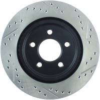 Stoptech - StopTech 05-10 Ford Mustang Slotted & Drilled Right Rear Rotor - 127.61087R - Image 2