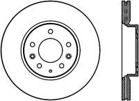 StopTech Sport Cryo Drilled/Slotted Brake Rotor Front Left 127.61088CL
