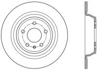 StopTech Sport Drilled/Slotted Brake Rotor Rear Left 127.61103L