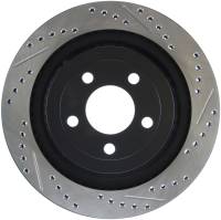 Stoptech - StopTech Slotted & Drilled Sport Brake Rotor - 2015 Ford Mustang GT - Rear Left - 127.61109L - Image 1