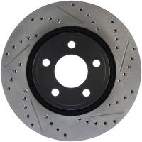 Stoptech - StopTech Sport Drilled/Slotted Brake Rotor Front Left 127.61112L - Image 1