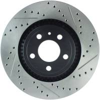 Stoptech - StopTech Slotted & Drilled Sport Brake Rotor - 2015 Ford Mustang Non-Brembo - Front Left - 127.61114L - Image 1