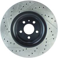 Stoptech - StopTech Slotted & Drilled Sport Brake Rotor - 2015 Ford Mustang Non-Brembo - Front Left - 127.61114L - Image 2