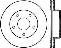 StopTech Sport Cryo Drilled/Slotted Brake Rotor Rear Left 127.62016CL
