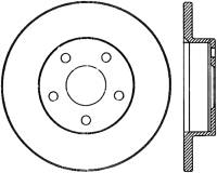 StopTech Sport Drilled/Slotted Brake Rotor Rear Left 127.62019L