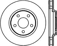 StopTech 98-02 Chevrolet Camaro / Pontiac Firebird/Trans Am Slotted & Drilled Front Right Rotor - 127.62055R