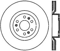 StopTech Sport Cryo Drilled/Slotted Brake Rotor Front Right 127.62075CR