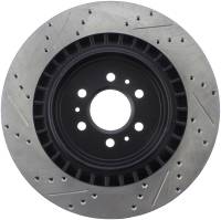 Stoptech - StopTech Sport Drilled/Slotted Brake Rotor Rear Left 127.62076L - Image 2