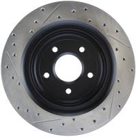 Stoptech - StopTech Sport Drilled/Slotted Brake Rotor Rear Left 127.62096L - Image 2