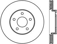 StopTech Sport Drilled/Slotted Brake Rotor Front Left 127.62104L
