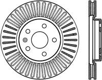 Stoptech 10-15 Chevy Camaro Sport Cryo-Treated Cross Drilled & Slotted Rotor - Front Right - 127.62120CR