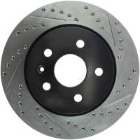 StopTech Sport Drilled/Slotted Brake Rotor Rear Left 127.62127L