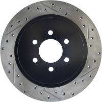 Stoptech - StopTech Sport Drilled/Slotted Brake Rotor Rear Left 127.63037L - Image 3