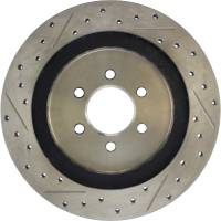 Stoptech - StopTech Sport Drilled/Slotted Brake Rotor Rear Left 127.63037L - Image 4