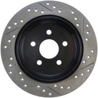 Stoptech - StopTech 03-09 Chrysler PTCruiser Tur / 03-05 Dodge Neon SRT-4 Rear Right Slotted & Drilled Rotor - 127.63054R - Image 2