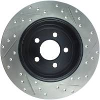 Stoptech - StopTech 05-13 Chrysler300/300C / 09-12 Dodge Challenger Rear Right Drilled & Slotted Rotor - 127.63060R - Image 2