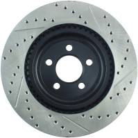 Stoptech - StopTech 05-09 Chrysler 300 (5.7L V8 exc SRT-8) Front Right Slotted & Drilled Rotor - 127.63061R - Image 2