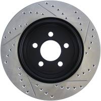 Stoptech - StopTech 05-09 Chrysler 300 (5.7L V8 exc SRT-8) Rear Right Slotted & Drilled Rotor - 127.63062R - Image 2