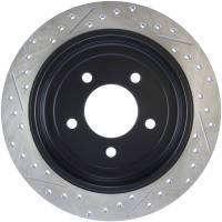 Stoptech - StopTech Sport Drilled/Slotted Brake Rotor Rear Left 127.65085L - Image 2