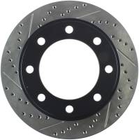 Stoptech - StopTech 00-05 Ford Excursion 4WD / 99-04 F250/F350 Pickup Front Slotted & Drilled Right Rotor - 127.65086R - Image 1