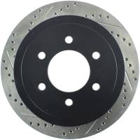 Stoptech - StopTech 04-09 Ford F150 / 06-08 Lincoln Mark LT Rear Right Slotted & Drilled Rotor - 127.65102R - Image 1