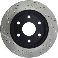 Stoptech - StopTech 99-06 GMC Sierra (2dr) Front Left Slotted & Drilled Rotor - 127.66040L - Image 2