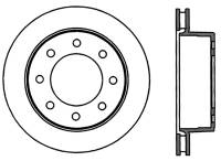 StopTech Sport Cryo Drilled/Slotted Brake Rotor Rear Left 127.66055CL